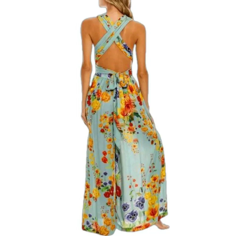 NWT Agua Bendita Florence Bouk Multiway Jumpsuit Size M - Picture 4 of 16